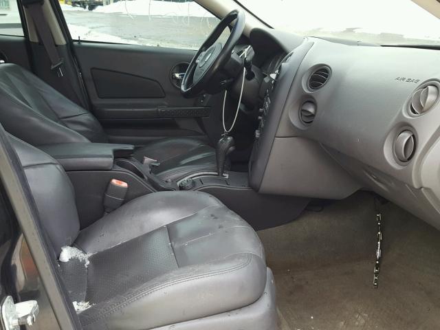 2G2WS522851162474 - 2005 PONTIAC GRAND PRIX BLACK photo 5