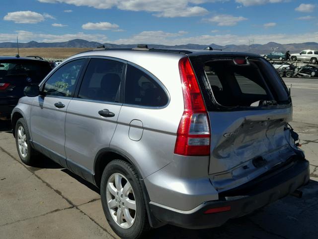 JHLRE48588C003998 - 2008 HONDA CR-V EX SILVER photo 3