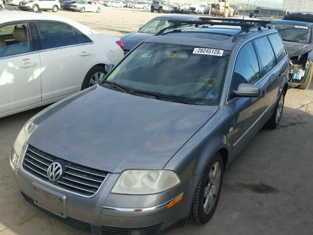 WVWYH63B13E300553 - 2003 VOLKSWAGEN PASSAT GLX GRAY photo 2