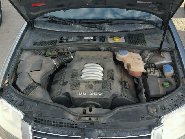 WVWYH63B13E300553 - 2003 VOLKSWAGEN PASSAT GLX GRAY photo 7