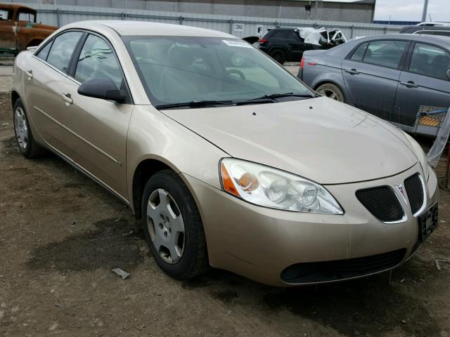 1G2ZF55B164235509 - 2006 PONTIAC G6 SE GOLD photo 1