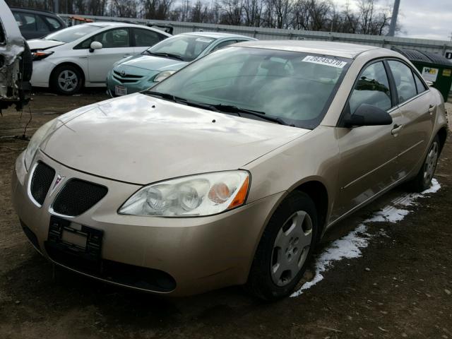 1G2ZF55B164235509 - 2006 PONTIAC G6 SE GOLD photo 2