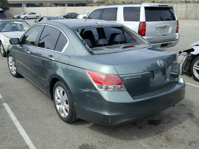 1HGCP268X8A058321 - 2008 HONDA ACCORD EXL GREEN photo 3