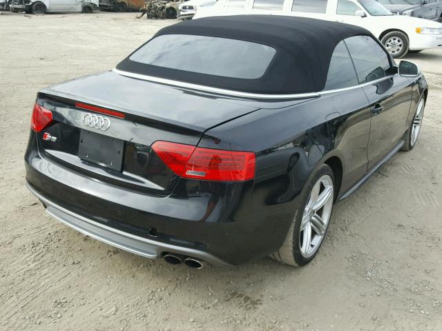 WAUVGAFH7DN013080 - 2013 AUDI S5 PRESTIG BLACK photo 4