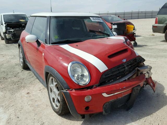 WMWRE33576TJ33943 - 2006 MINI COOPER S RED photo 1