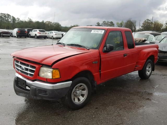 1FTYR14E81PA69791 - 2001 FORD RANGER SUP RED photo 2