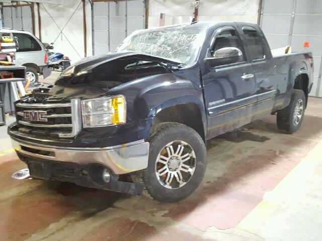 1GTR2VE73DZ219248 - 2013 GMC SIERRA K15 BLUE photo 2