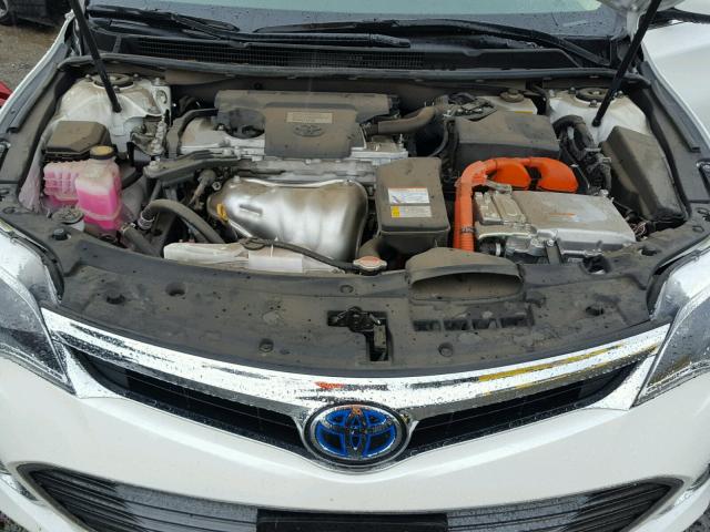 4T1BD1EB1FU048021 - 2015 TOYOTA AVALON HYB WHITE photo 7