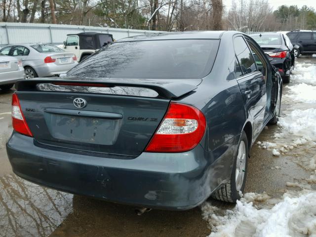 4T1BE32K44U341406 - 2004 TOYOTA CAMRY LE GREEN photo 4