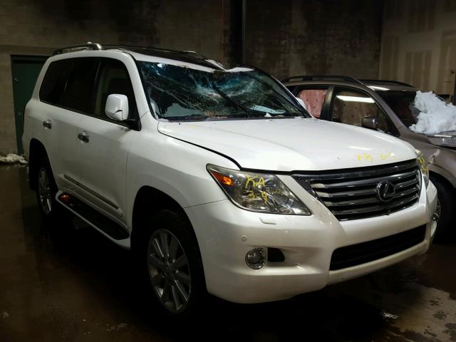 JTJHY00W994022808 - 2009 LEXUS LX 570 WHITE photo 1