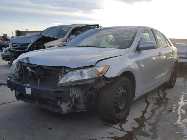 4T1BE46K57U656428 - 2007 TOYOTA CAMRY NEW SILVER photo 2