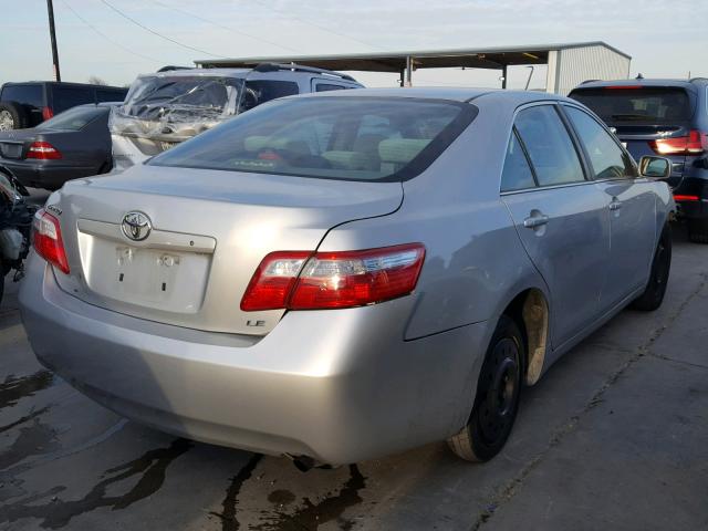 4T1BE46K57U656428 - 2007 TOYOTA CAMRY NEW SILVER photo 4