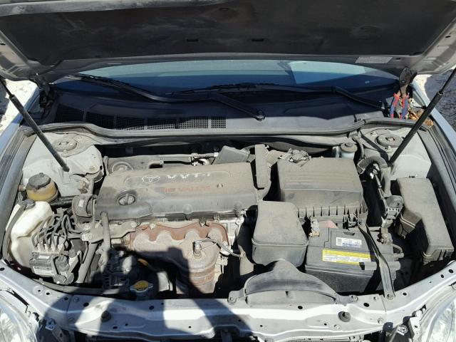 4T1BE46K57U656428 - 2007 TOYOTA CAMRY NEW SILVER photo 7