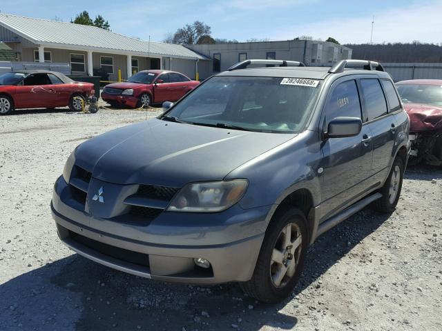 JA4LX41G23U022164 - 2003 MITSUBISHI OUTLANDER GRAY photo 2