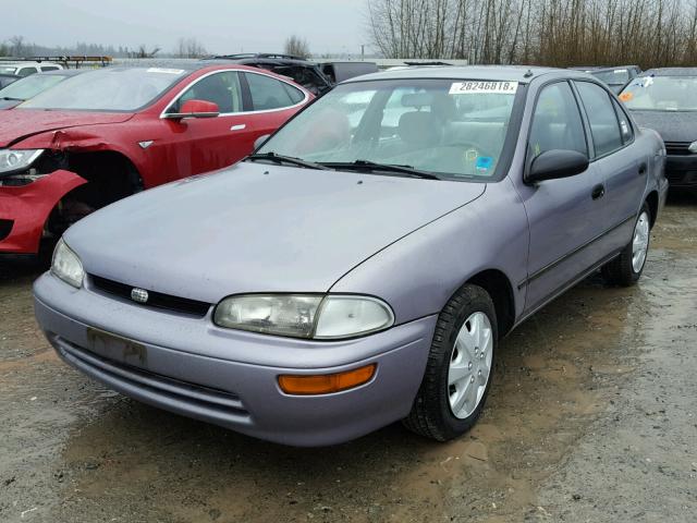 1Y1SK5260VZ458959 - 1997 GEO PRIZM BASE PURPLE photo 2