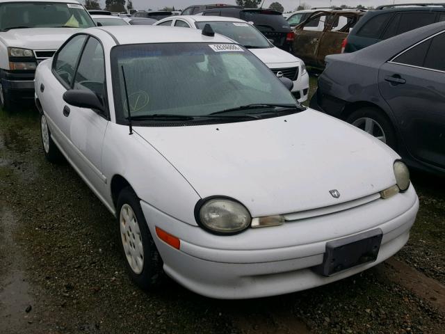 1B3ES47C3WD672497 - 1998 DODGE NEON HIGHL WHITE photo 1