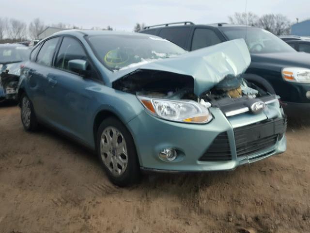 1FAHP3K26CL442921 - 2012 FORD FOCUS SE TEAL photo 1