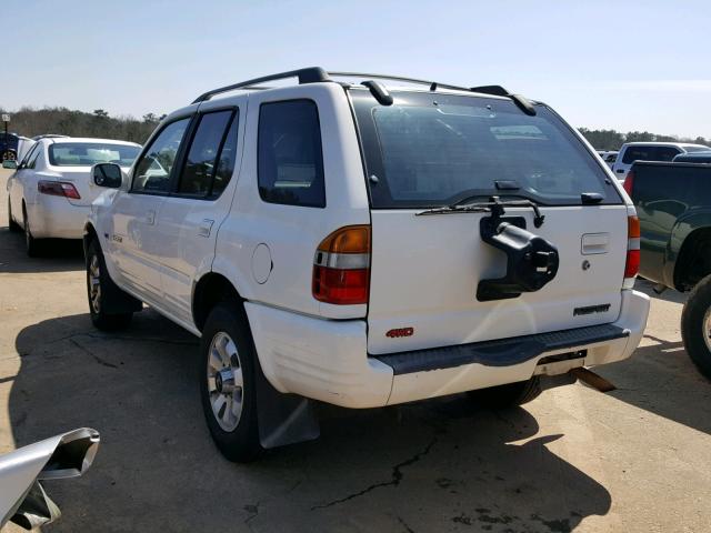 4S6CM58W4W4420744 - 1998 HONDA PASSPORT E WHITE photo 3