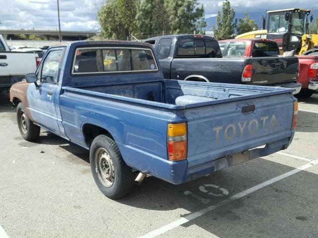 JT4RN50R5G0155710 - 1986 TOYOTA PICKUP 1/2 BLUE photo 3