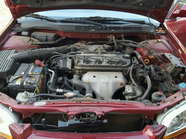 JHMCG5676YC026895 - 2000 HONDA ACCORD SE RED photo 7