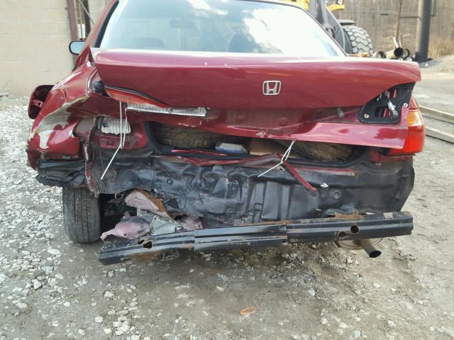 JHMCG5676YC026895 - 2000 HONDA ACCORD SE RED photo 9