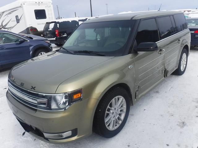 2FMHK6C80DBD02602 - 2013 FORD FLEX SEL მწვანე ფოტო 2