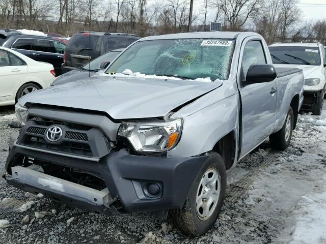 5TFNX4CN3DX018957 - 2013 TOYOTA TACOMA SILVER photo 2