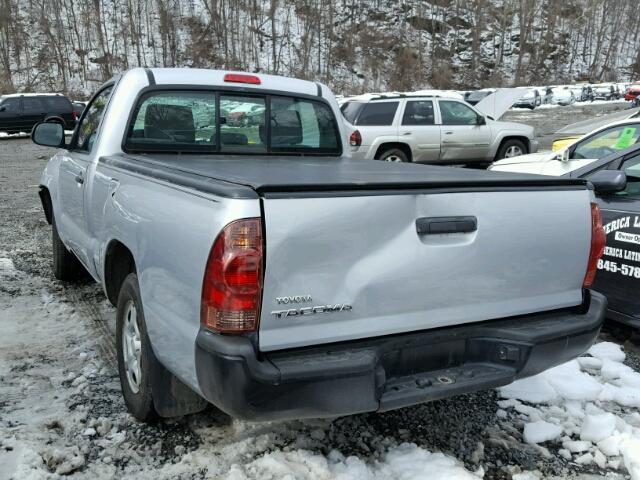 5TFNX4CN3DX018957 - 2013 TOYOTA TACOMA SILVER photo 3