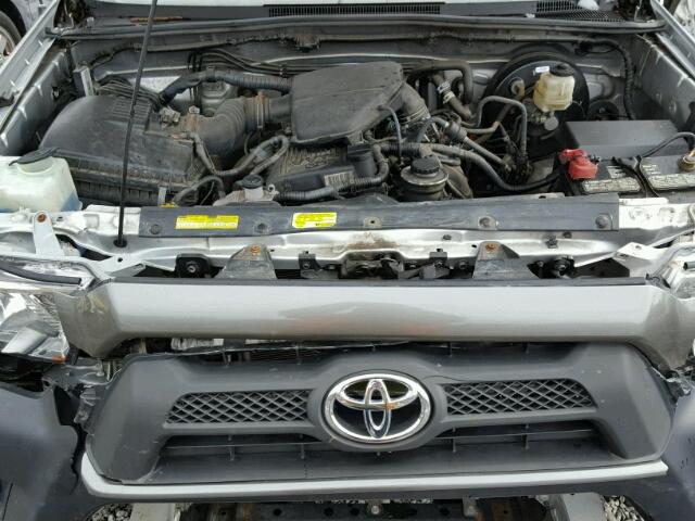 5TFNX4CN3DX018957 - 2013 TOYOTA TACOMA SILVER photo 7