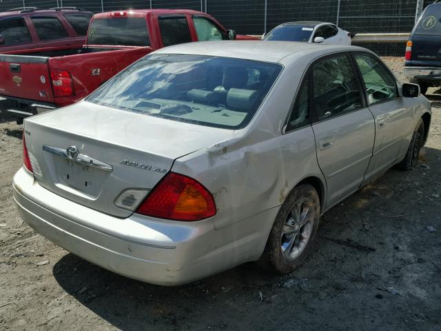 4T1BF28B91U169531 - 2001 TOYOTA AVALON XL SILVER photo 4