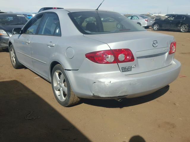 1YVHP80CX55M15743 - 2005 MAZDA 6 I SILVER photo 3