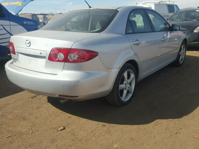 1YVHP80CX55M15743 - 2005 MAZDA 6 I SILVER photo 4