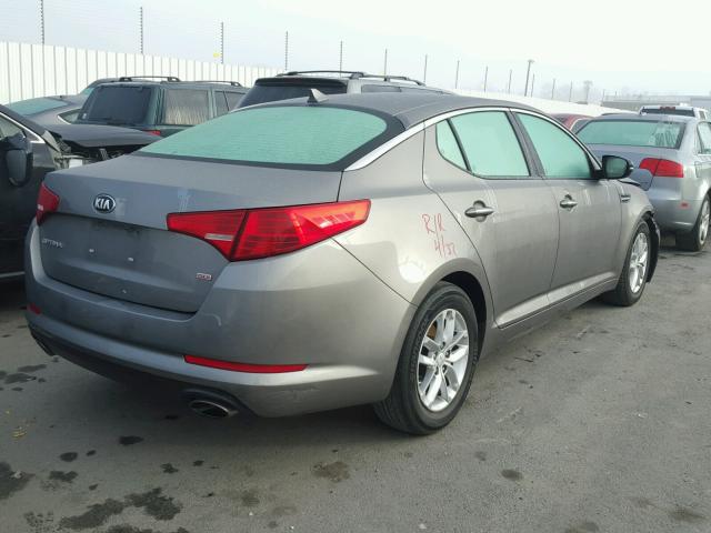 5XXGM4A76DG134067 - 2013 KIA OPTIMA LX BROWN photo 4