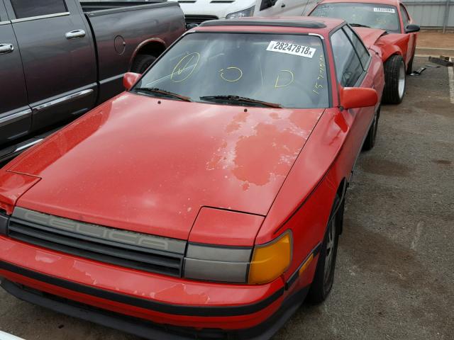 JT2ST65C7H7157753 - 1987 TOYOTA CELICA GT- RED photo 2
