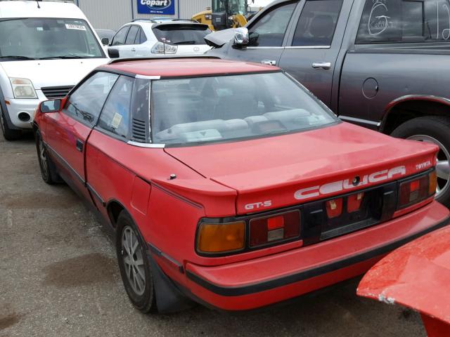 JT2ST65C7H7157753 - 1987 TOYOTA CELICA GT- RED photo 3