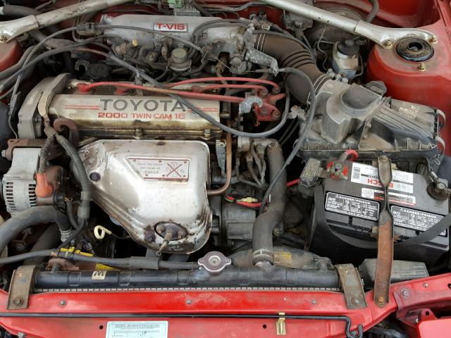 JT2ST65C7H7157753 - 1987 TOYOTA CELICA GT- RED photo 7