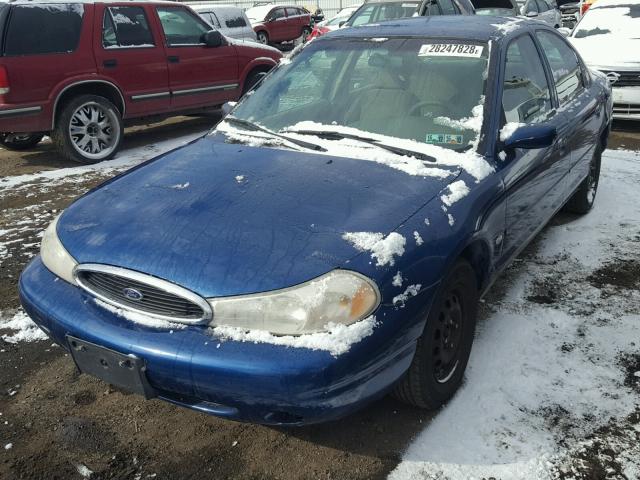 3FALP6530WM106863 - 1998 FORD CONTOUR BA BLUE photo 2