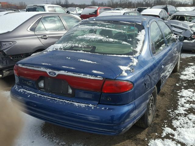 3FALP6530WM106863 - 1998 FORD CONTOUR BA BLUE photo 4