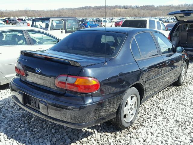 1G1NE52J63M723223 - 2003 CHEVROLET MALIBU LS BLACK photo 4