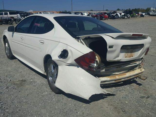 2G2WP522551139137 - 2005 PONTIAC GRAND PRIX WHITE photo 3
