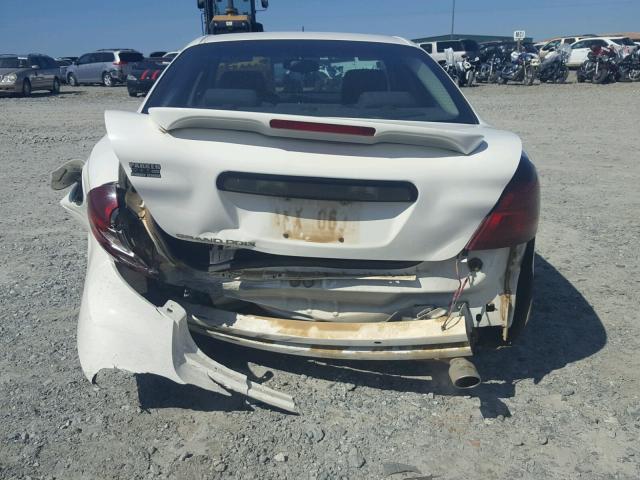 2G2WP522551139137 - 2005 PONTIAC GRAND PRIX WHITE photo 9