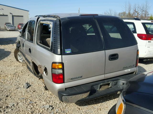 1GNEC13V64R222934 - 2004 CHEVROLET TAHOE C150 SILVER photo 3