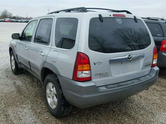 4F2YU08192KM38074 - 2002 MAZDA TRIBUTE LX SILVER photo 3