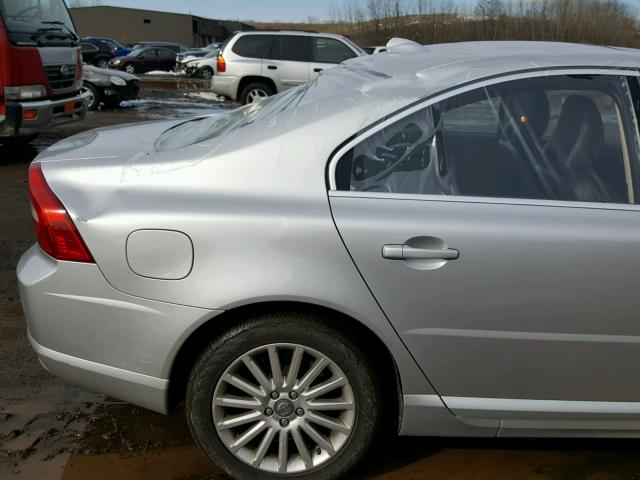 YV1AS982281068308 - 2008 VOLVO S80 3.2 SILVER photo 9