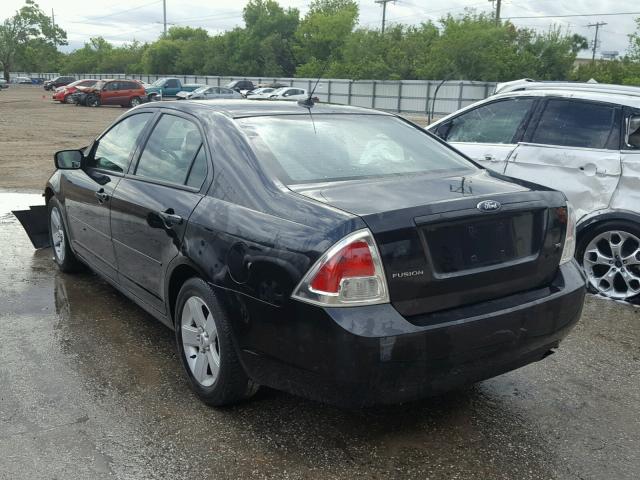 3FAHP07Z19R138619 - 2009 FORD FUSION SE BLACK photo 3