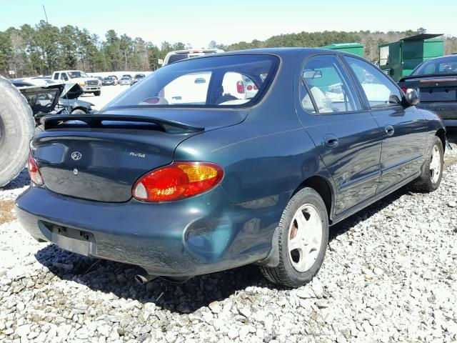 KMHJF25F2XU865336 - 1999 HYUNDAI ELANTRA BA GREEN photo 4