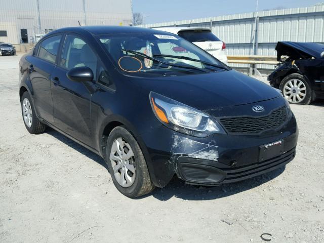 KNADM4A32D6137155 - 2013 KIA RIO LX Սև լուսանկար 1