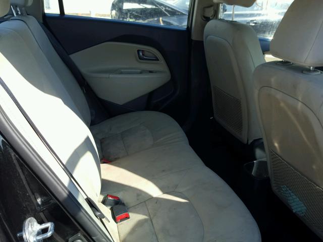 KNADM4A32D6137155 - 2013 KIA RIO LX Սև լուսանկար 6