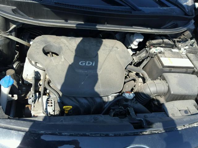 KNADM4A32D6137155 - 2013 KIA RIO LX Սև լուսանկար 7