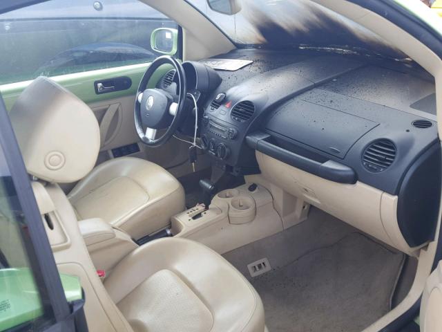 3VWBM31Y25M367535 - 2005 VOLKSWAGEN NEW BEETLE 绿色 照片 5